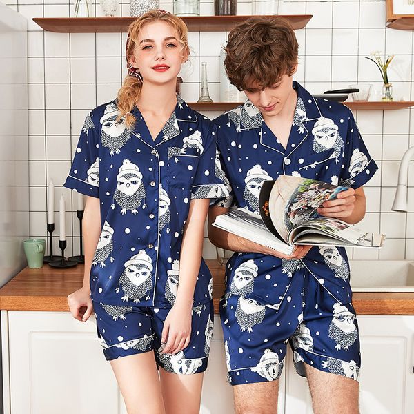 

plus size pajamas pijama home clothes pjs women pijamas women set pajamas couple sleepwear woman clothes short, Blue;gray