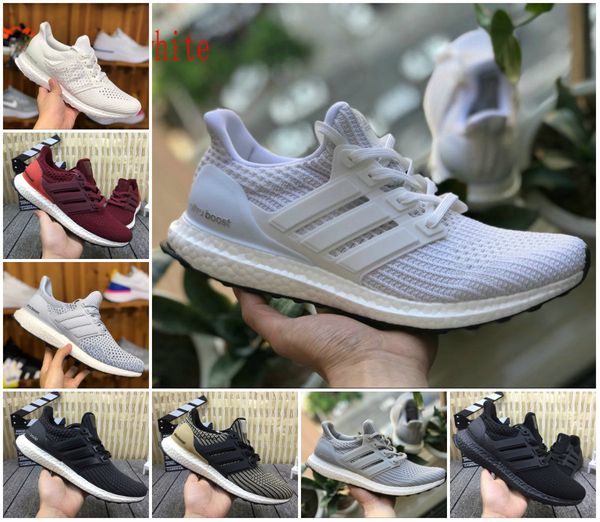 

2020 new ultraboost 3.0 4.0 sports shoes men women chaussures ultra boost 4 iii white black athletic casual luxury sneakers