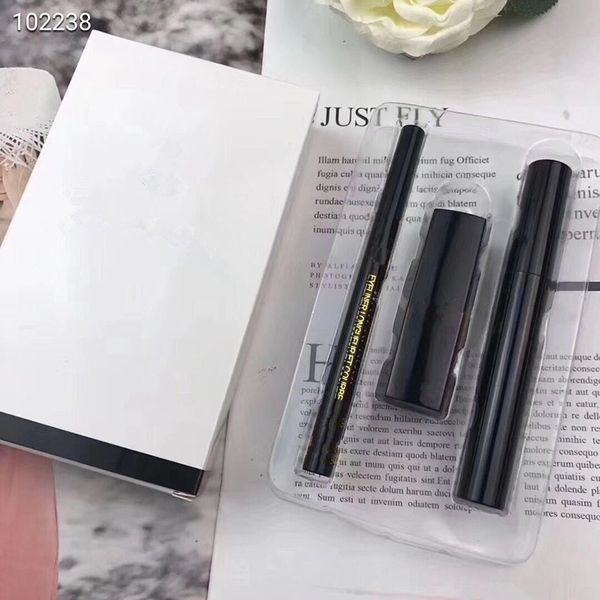 

new 3 in 1 makeup set matte lipstick eyeliner mascara 3pcs women cosmetics kit with box 1set= 3pcs