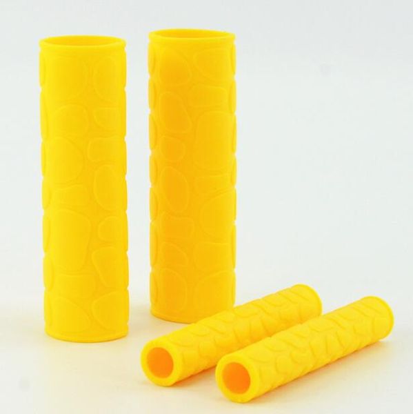 

22mm motorcycle hand grips modified accessories handle rubber bar gel grip yellow