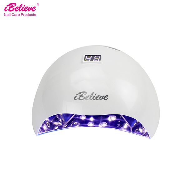 

ibelieve rechargeable 54w/36w uv led nail lamp portable nail dryer for curing acrylic nails gel polish