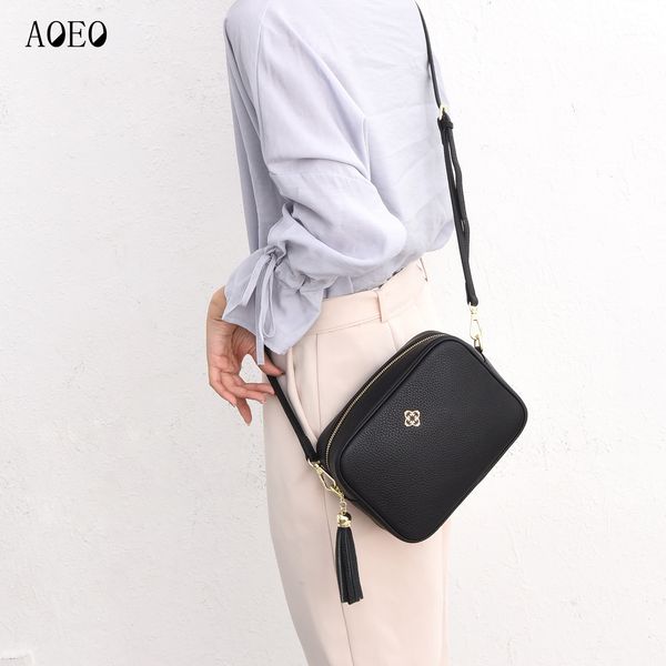 

aoeo дамы crossbody сумка роскошные сумки женские сумки на ремне дизайнер натуральная кожа большая сумка из телячьей кожи сумка девушки женщ