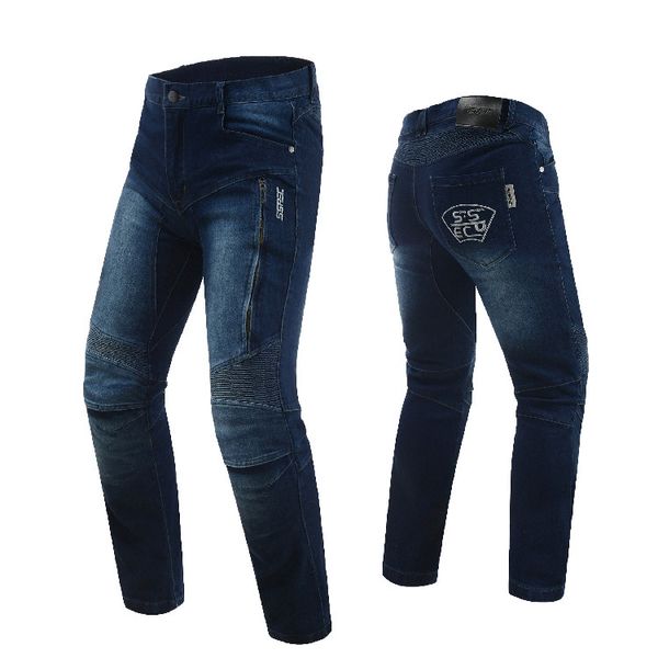 

motorcycle autumn & cowboy riding pants four seasons men locomotive gentleman road sports car motocross jeans