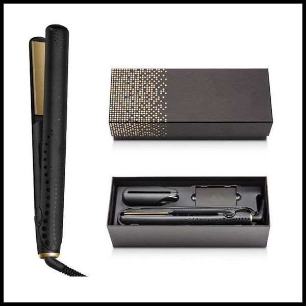 

drop shipping v gold max hair straightener classic professional styler fast hair straighteners iron hair styling tool good quality epack, Black