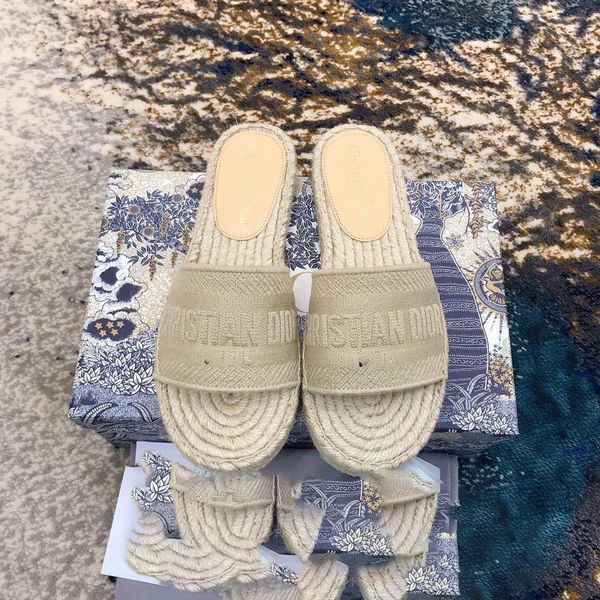 

2020 new sandals blue white stripes sandals denim flat slipprs shoes ladies summer outdoor beach causal flip flops genuine leather sole 898, Black;red