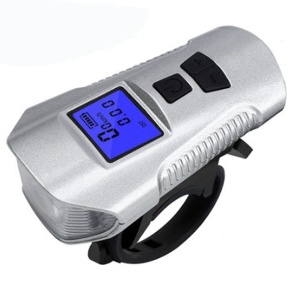

bicycle bell usb charging electric horn light multifunction 3 in 1