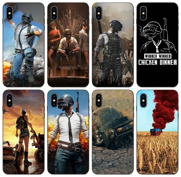 

tongtrade] comics manga caricature pubg case for iphone 11 pro x xs max 6s 5s 5c 5 plus samsung a70 a70s a730 honor note 10 silicone case