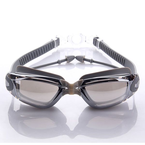 

balight professional silicone waterproof swimming goggles anti-fog uv swimming glasses with earplug water sports eyewear adults