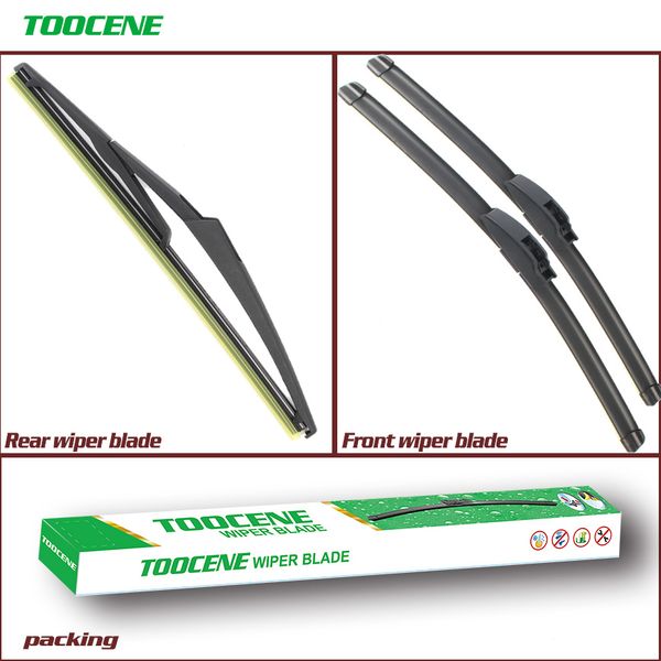 

front and rear wiper blades for dacia duster 2010 - 2016 rubber windscreen windshield wipers auto car accessories 20+20+12