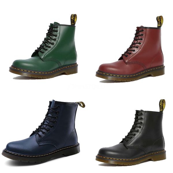 

2020 zftl new men bullock boots genuine leather man martins boots casual lace-up big size male handmade shoes high-shoes 7#601, Black