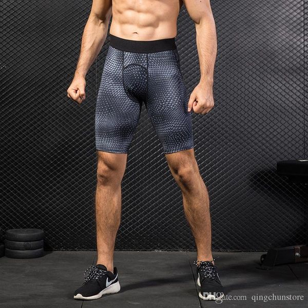 

athletic sweatpants sport shorts knickers basketball training fitness pants legging gym track tight pants men's slacks sport pants stru, Black