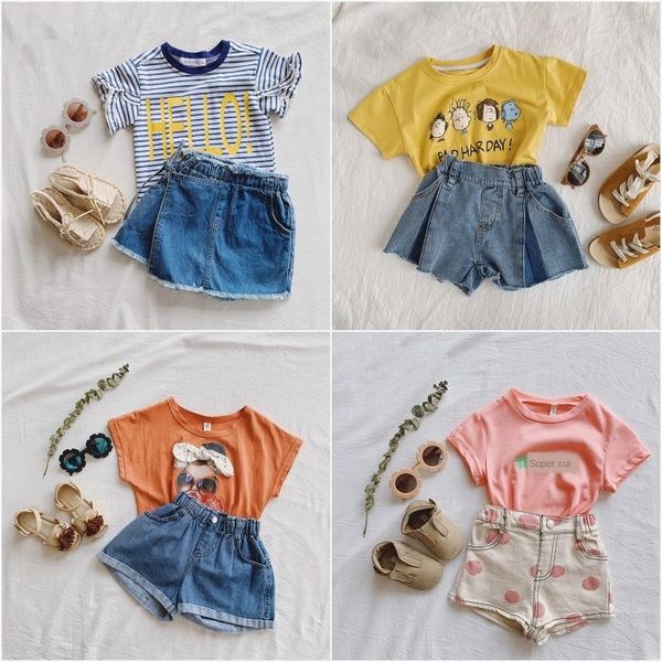 

baby girl two-piece set boy's suits for boys and girls and girls children's short sleeve suit 2020 children's suit