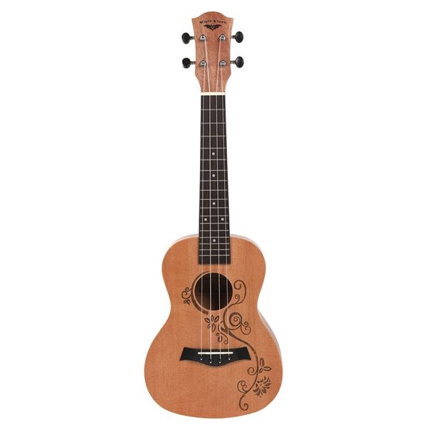 

concert ukulele 23 inch uku 4 strings guitar mahogany neck for kids adults