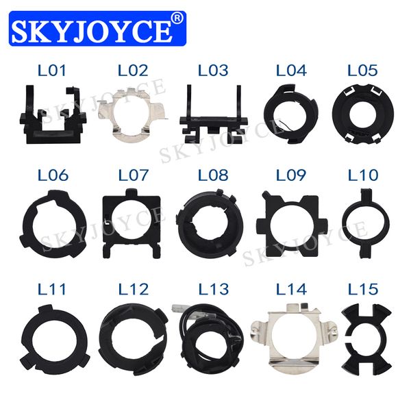

skyjoyce 1 пара автомобильный светодиодный адаптер держатель h7 фар лампы гнездо база для h1 h7 h11 светодиодные лампы автомобильные аксессу