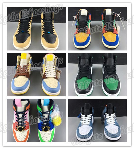 

i mid wholesale og new 1 fearless wmns men basketball shoes designer 1s sneakers sports outdoor trainers size 36-46