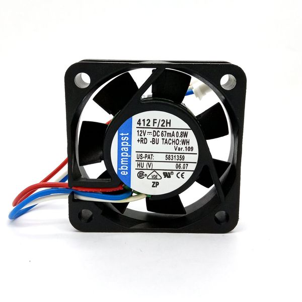 

new original german ebmpapst 412 f/2h 40x40x10mm dc12v 0.8w 3lines cooling fan