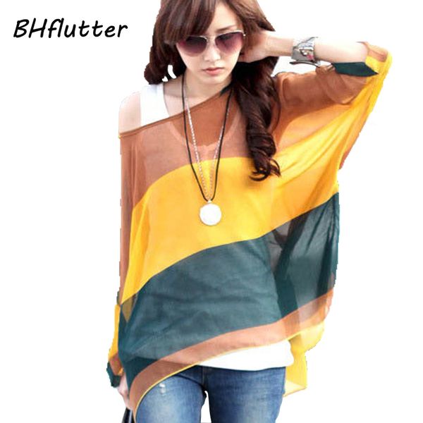 

summer women new fashion 2018 vintage bohemian clothing batwing sleeve chiffon blouse shirt plus size 6xl for big women, White