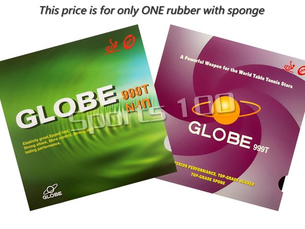 

globe 999t pips-in table tennis pingpong rubber with sponge