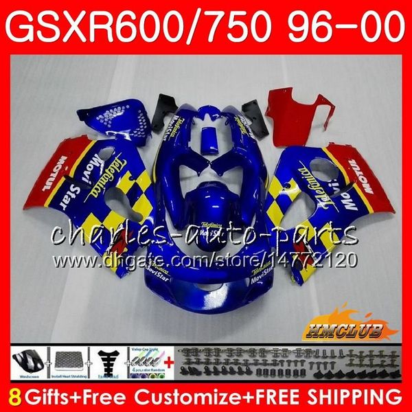 

body for suzuki srad movistar red gsxr 750 600 gsxr-600 gsxr750 96 97 98 99 00 1hc.23 gsx-r750 gsxr600 1996 1997 1998 1999 2000 fairing kit