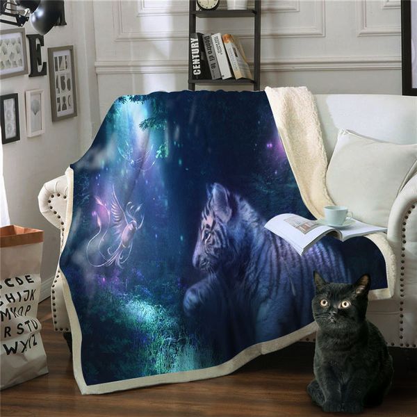 

blankets for beds little tiger manta sofa throw blanket colcha de cama casal manta fleece deken frazadas de polar drop shipping