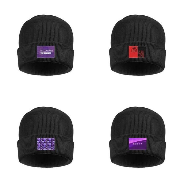 

мода fall out boy mania фиолетовый прибой эластичные мягкие шапочки череп шляпы шерсть альбом фиолетовый тексты песен красный черный держите, Blue;gray