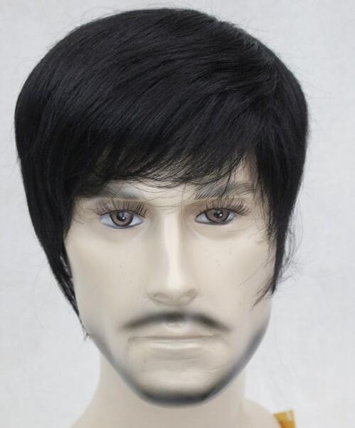Wig Natural Black Man Men Male Menfolk Daily Wear Hair Full Wig