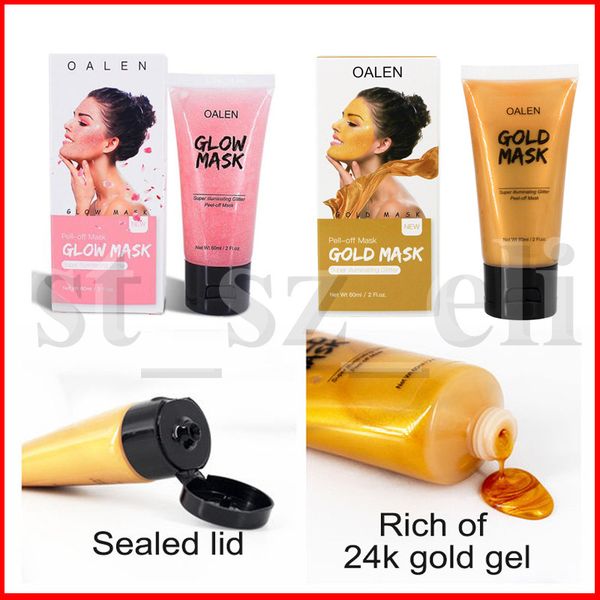 

face makeup 24k gold pink peel off glow mask blackhead deep cleansing remover pore exflotation moisturizing facial mask