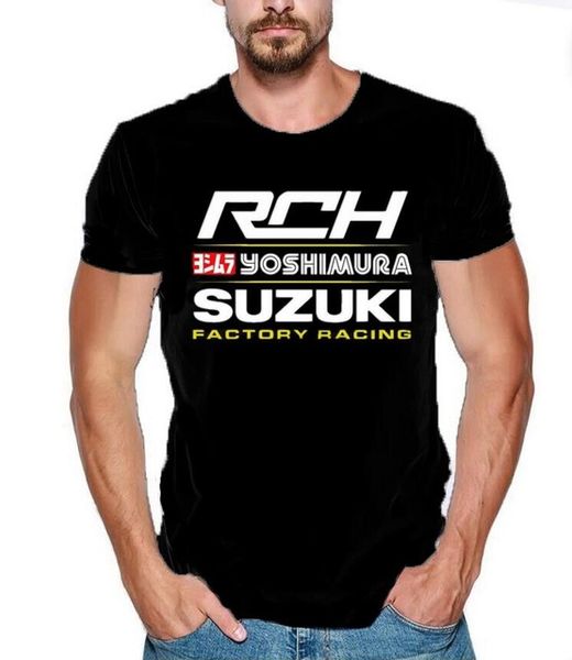 

2020 летняя мода yoshimura для мотоциклов team men t-shirt япония rch мужчины мода slim fit хлопок o-neck tee повседневный q