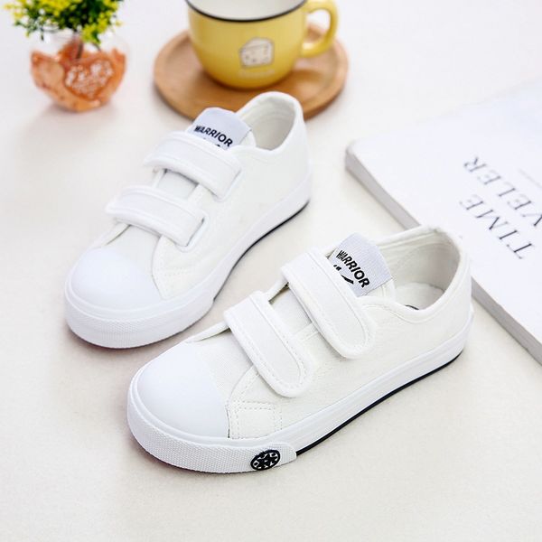 

2020 new children canvas shoes fashion breathable soft boys girls sport shoes non-slip kids casual sneakers baby running, Black;red