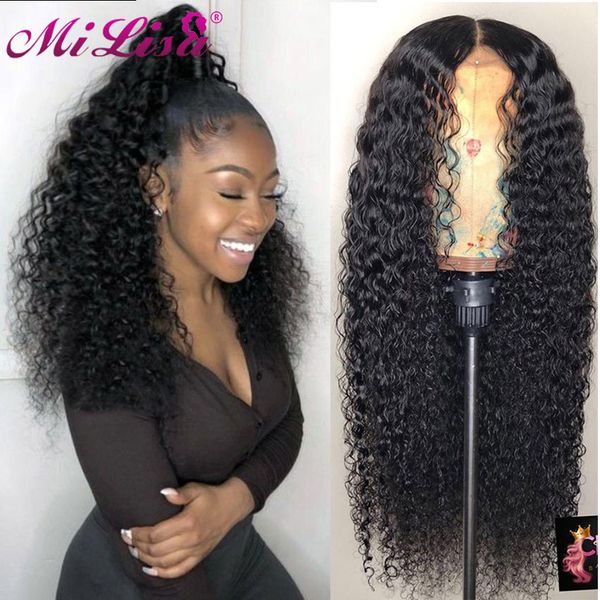 

вьющиеся парики человеческих волос предварительно сорвал с детские волосы mi lisa remy перуанские парики glueless кружева перед парики челов