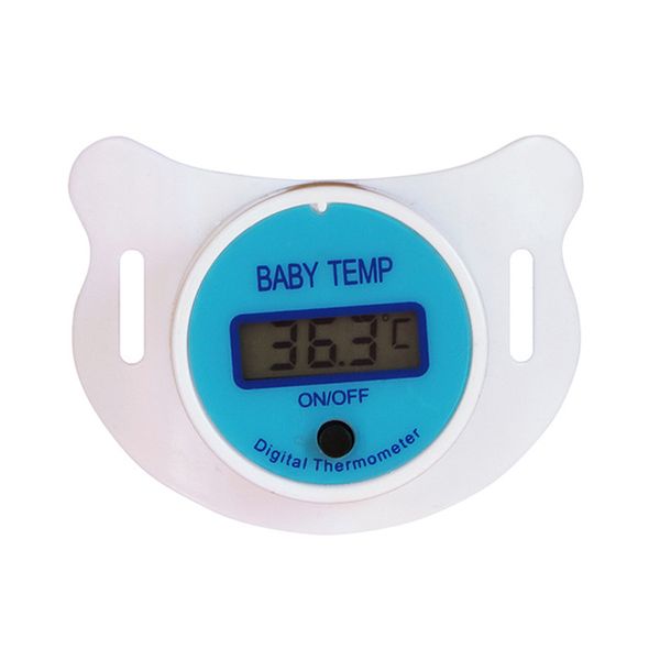 

baby nipple thermometer medical silicone pacifier lcd digital children's thermometer health care thermometer beeper sound j71