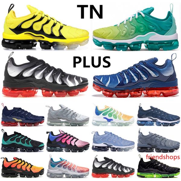 

men designer tn plus olympic game royal spirit teal triple black white wolf grey lemon lime bleached aqua men women running sneakers