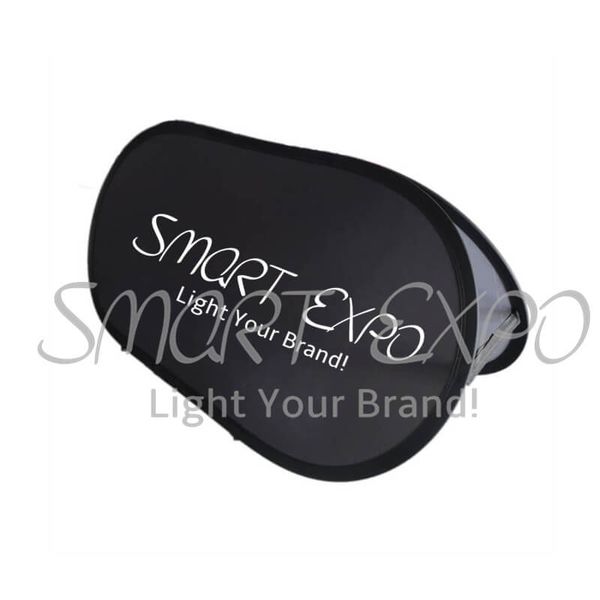 2020 Promotional Folding Pop Up Display Banner Horizontal Oval A