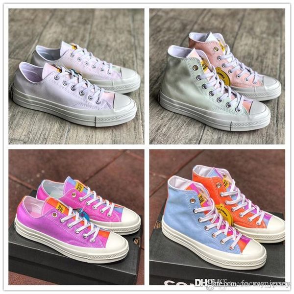 

chinatown market conver chuck 70 canvas shoes low light change uv discoloration skateboard sneakers casual shoes mens womens, Black