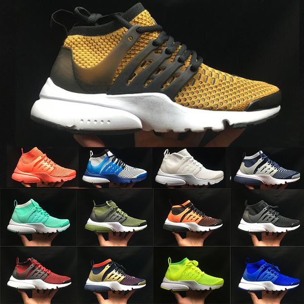 

new presto men running shoes black white women sport sneakers orange grey designer shoes breathable trainers size 36-45