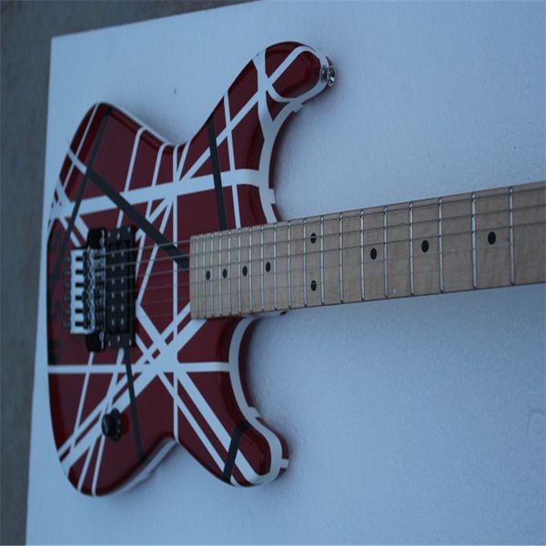 

китай гитара завод, горячий прямые продажи электрической гитары, новый гитара красный и белый воздуха серии триллера электрогитары