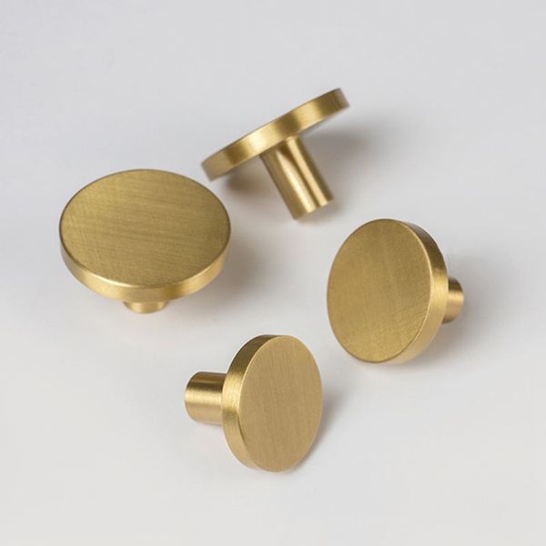 2019 Furniture Knob Solid Brass Handles For Furniture Wardrobe