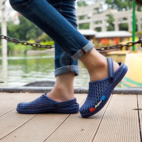 

original new garden flip flops water shoes men wearable flat summer beach aqua slipper outdoor swimming sandals gardening shoes