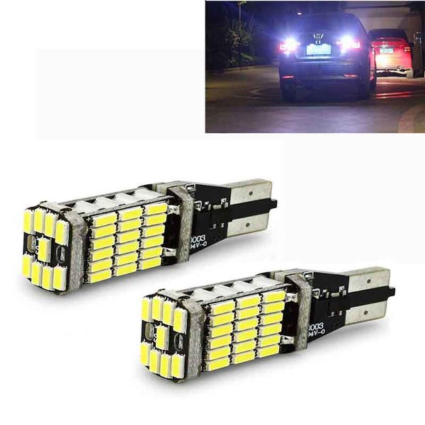 

2pcs super bright t15 w16w 921 45 smd led 4014 car auto