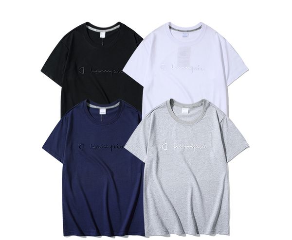 

2020 new designer mens womens t-shirt high-quality cotton round neck fashion luxury summer couple short sleeve ing, White