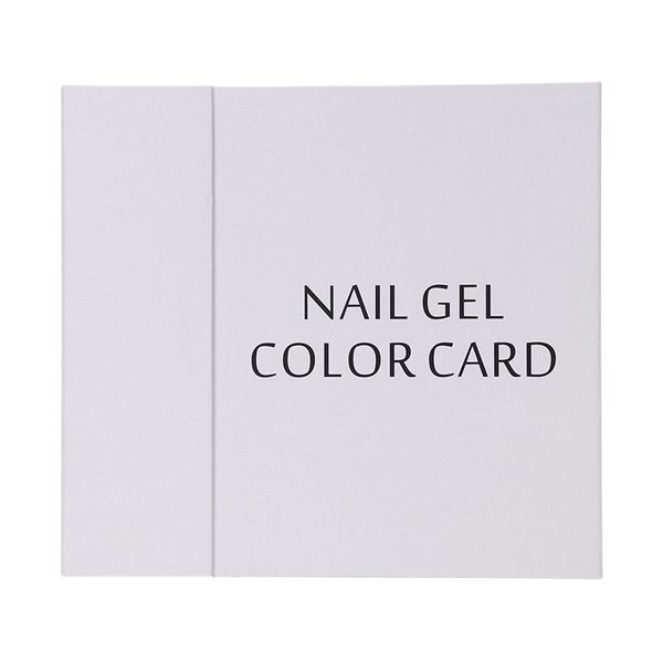 

120 colors manicure tool new false nail color book color display nail art gel polish card chart practice boar