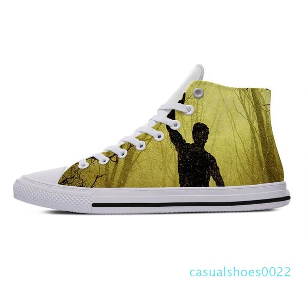 

men walking shoes fdwerynh shoes ash vs evil dead badass awesome printed plimsolls custom images or logo lace-up flat c22, Black