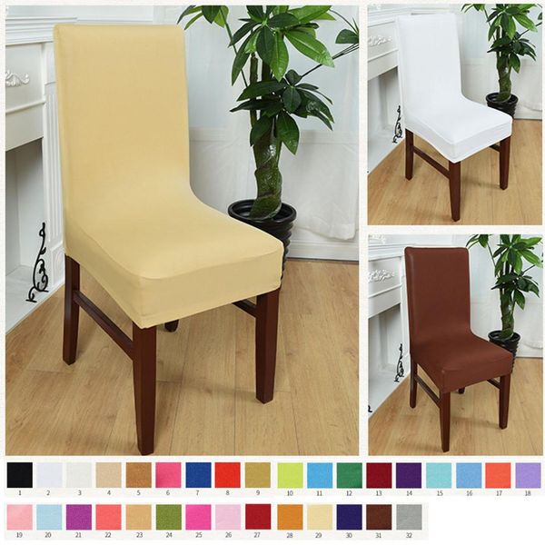 

computer chair spandex strech dining room chair covers protector slipcover decor housse de chaise seat covers for weddings