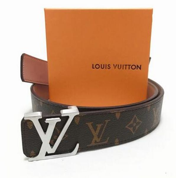 

with box new869 louis vuitton lvfor mens high end belt quality belt ladies belt #08, Black;brown