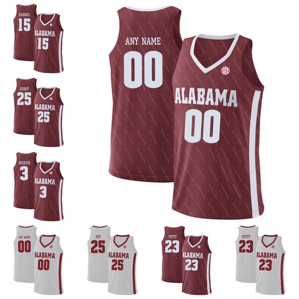 

custom alabama crimson tide 2019 basketball jones gary john petty jewan gary alex reese sexton horry collin robert reese jersey, Black