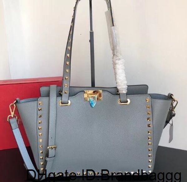 

2020 new classic studs flap chain bag rivet shopping bags women genuine leather handbags lady tote shoulder bag crossbody purse