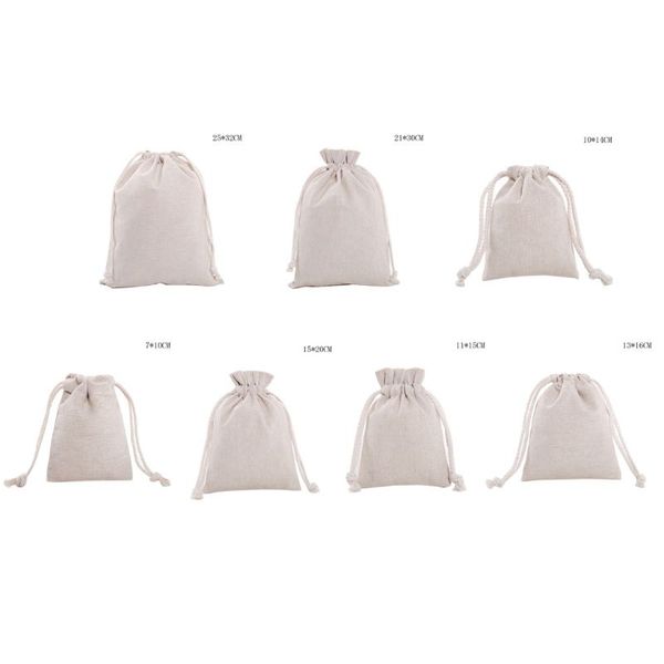 

noenname_ travel linen drawstring storage bag toy shoes laundry organizer packing pouch