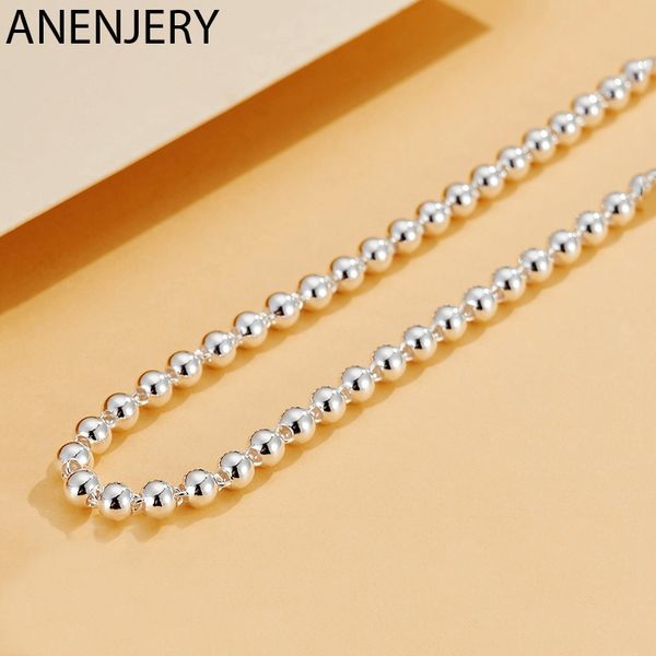 

anenjery simple fashion blue cubic zircon shell star pendant necklace 925 sterling silver dainty jewelry for women gifts s-n590