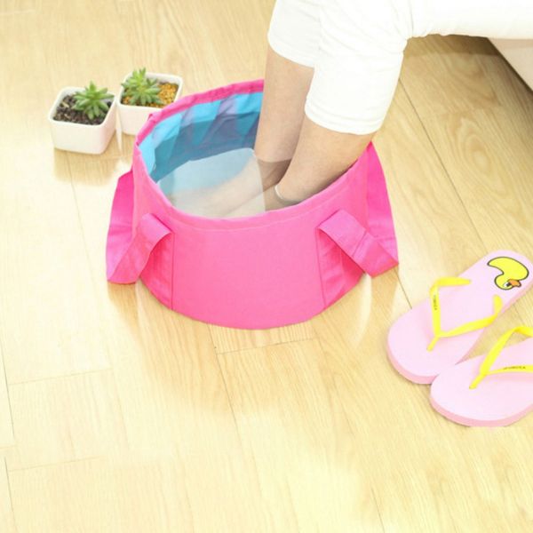 

multi-function travel outdoor portable bucket car portable bucket folding large capacity lock water