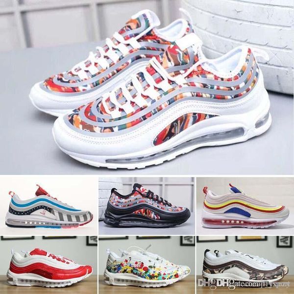

undefeated og running shoes 97s se triple white black south beach persian violet men women sports sneakers outdoor shoes